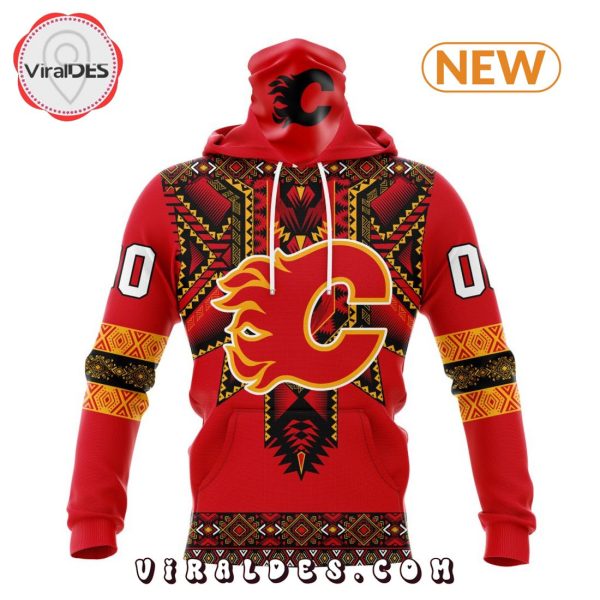 NHL Calgary Flames Special Native Heritage Design Hoodie