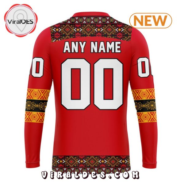 NHL Calgary Flames Special Native Heritage Design Hoodie