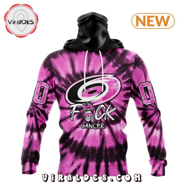 NHL Carolina Hurricanes Special Pink F!ck Cancer Design Hoodie