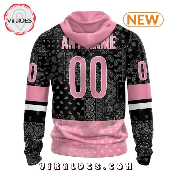 NHL Carolina Hurricanes Special Pink Paisley Design Hoodie