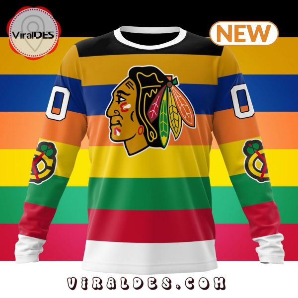 NHL Chicago Blackhawks Special Colour Rush Hoodie