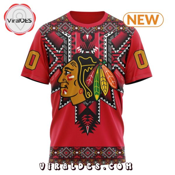 NHL Chicago Blackhawks Special Native Heritage Design Hoodie