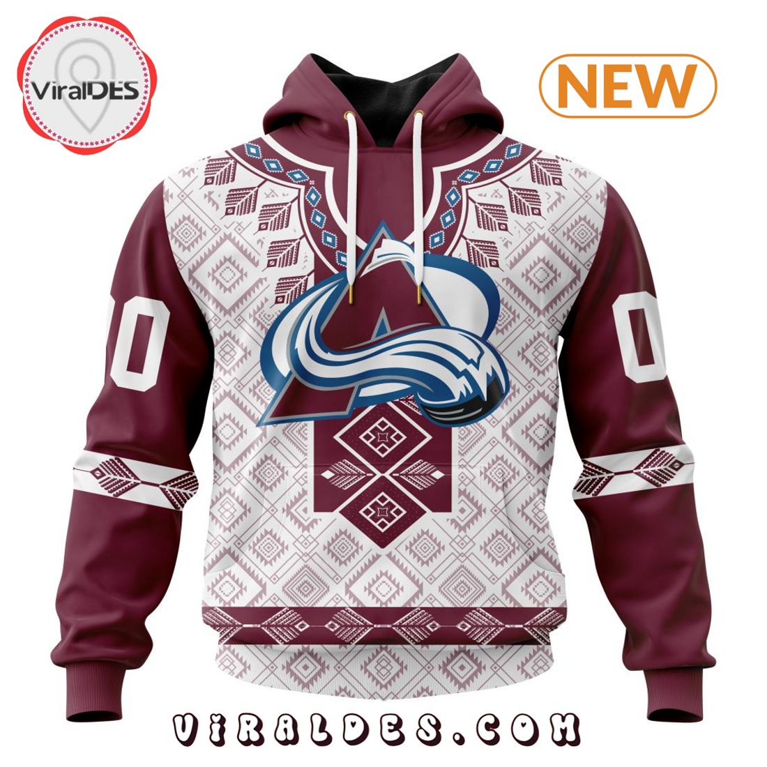 NHL Colorado Avalanche Native Heritage Hoodie NHL Colorado Avalanche Native Heritage Hoodie