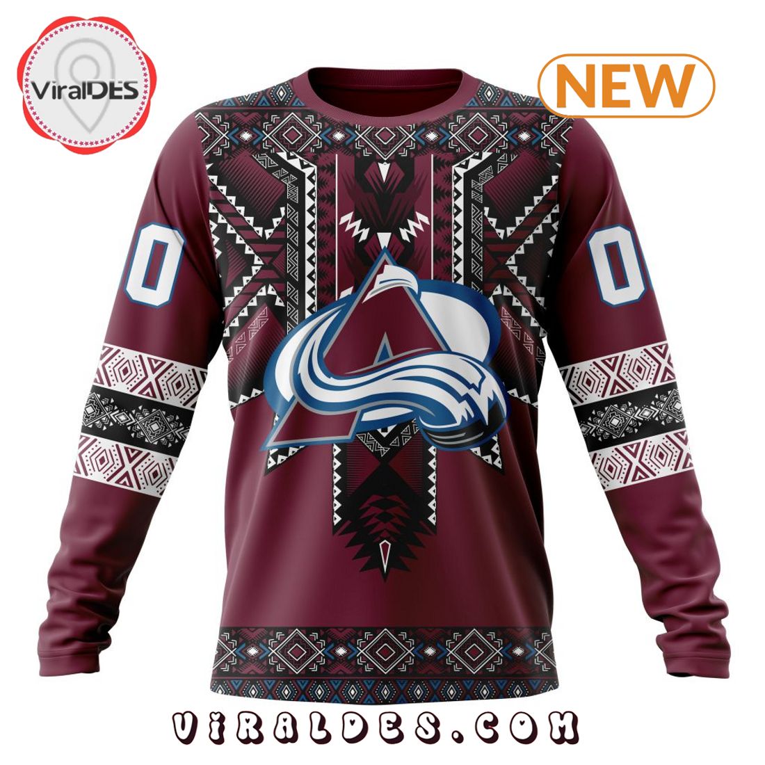 NHL Colorado Avalanche Special Native Heritage Design Hoodie