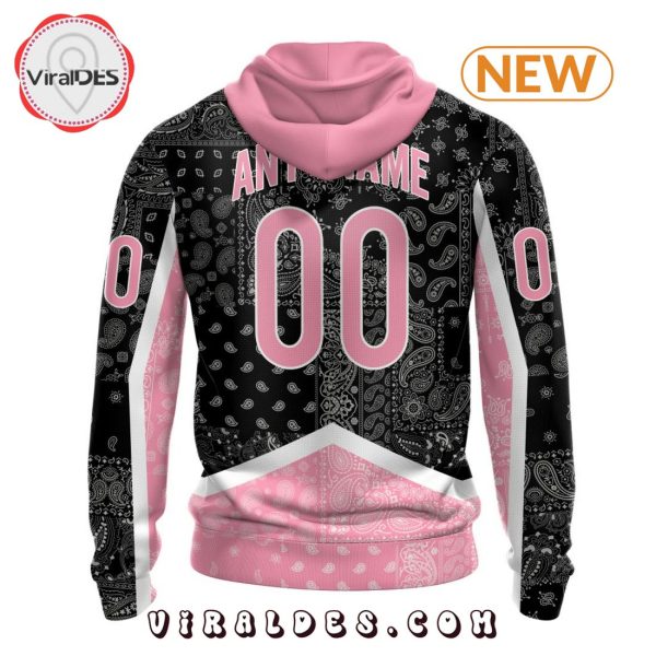 NHL Colorado Avalanche Special Pink Paisley Design Hoodie