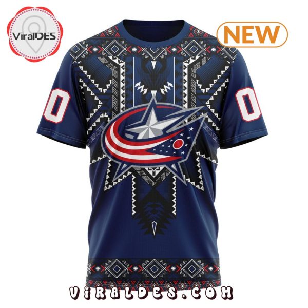 NHL Columbus Blue Jackets Special Native Heritage Design Hoodie