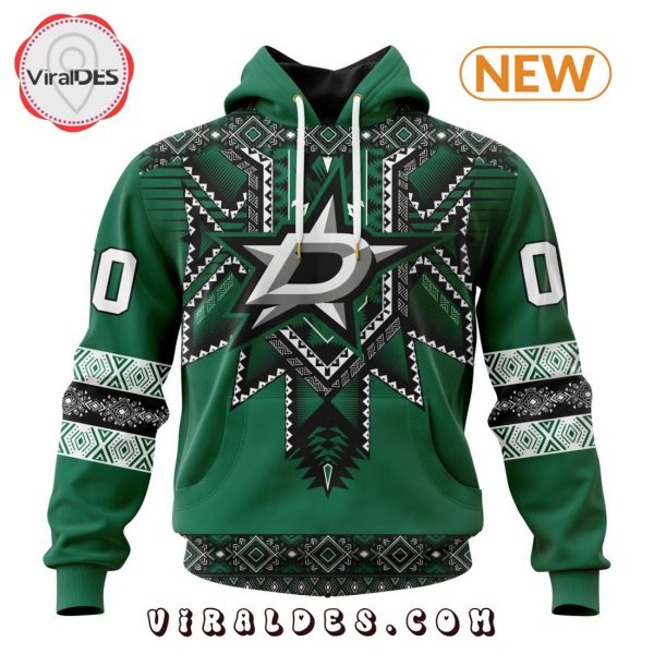 NHL Dallas Stars Special Native Heritage Design Hoodie