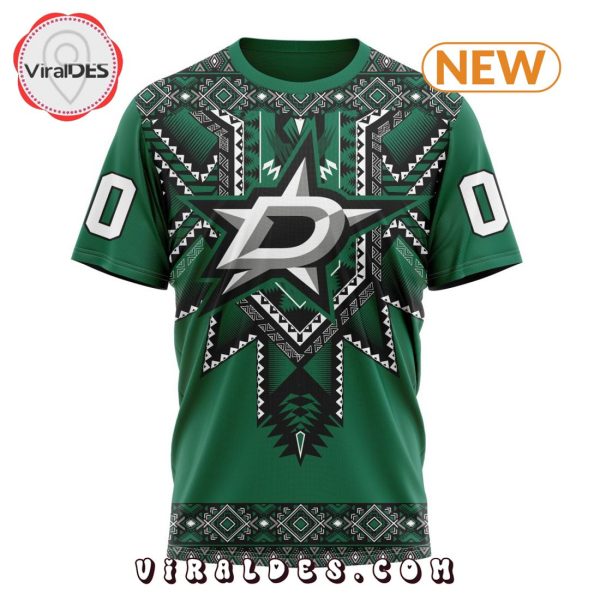 NHL Dallas Stars Special Native Heritage Design Hoodie