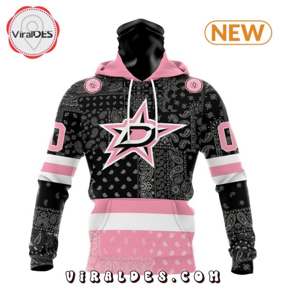 NHL Dallas Stars Special Pink Paisley Design Hoodie