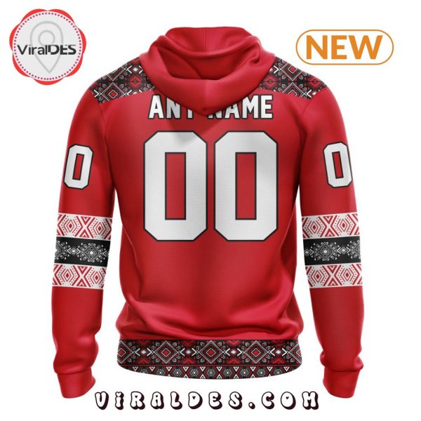 NHL Detroit Red Wings Special Native Heritage Design Hoodie