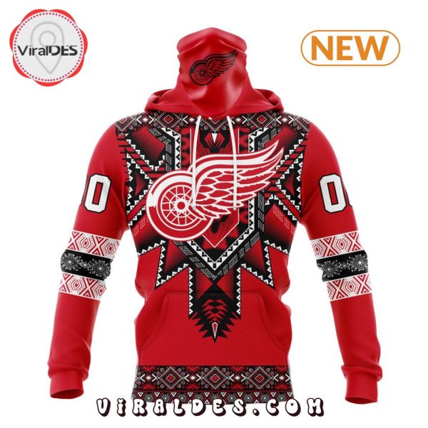 NHL Detroit Red Wings Special Native Heritage Design Hoodie