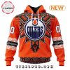 NHL Edmonton Oilers Special Pink Fight Breast Cancer Design Hoodie