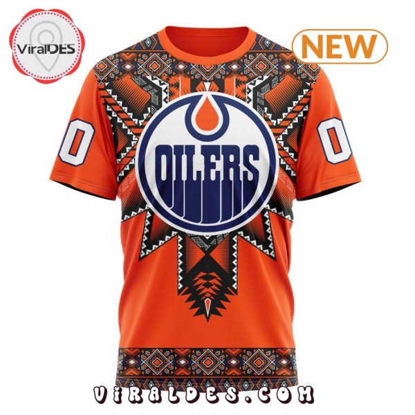 NHL Edmonton Oilers Special Native Heritage Design Hoodie