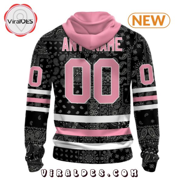 NHL Edmonton Oilers Special Pink Paisley Design Hoodie