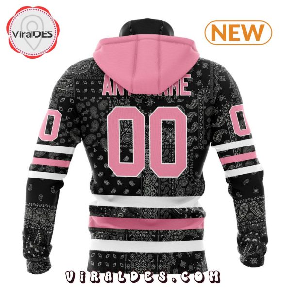 NHL Edmonton Oilers Special Pink Paisley Design Hoodie