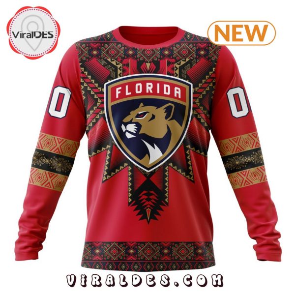 NHL Florida Panthers Special Native Heritage Design Hoodie