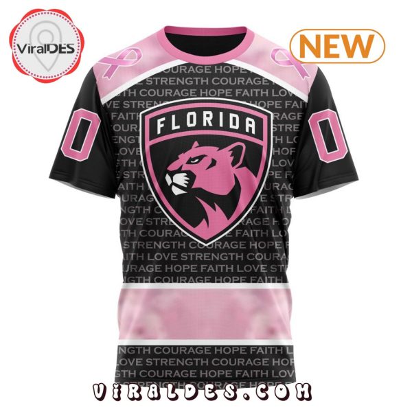 NHL Florida Panthers Special Pink Fight Breast Cancer Design Hoodie