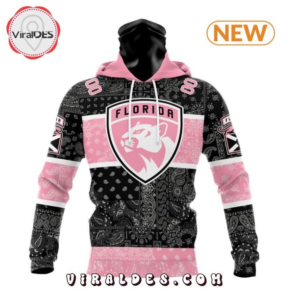 NHL Florida Panthers Special Pink Paisley Design Hoodie