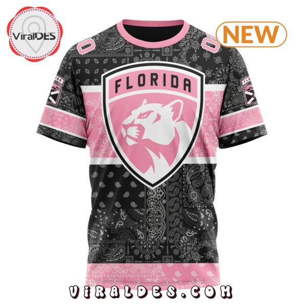 NHL Florida Panthers Special Pink Paisley Design Hoodie