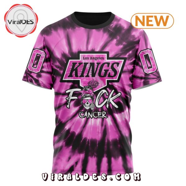 NHL Los Angeles Kings Special Pink F!ck Cancer Design Hoodie