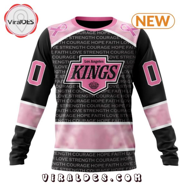 NHL Los Angeles Kings Special Pink Fight Breast Cancer Design Hoodie