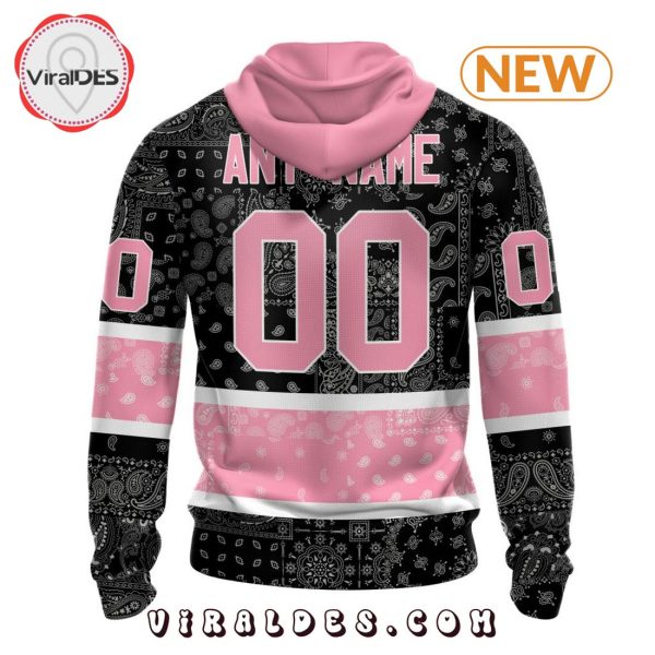 NHL Los Angeles Kings Special Pink Paisley Design Hoodie