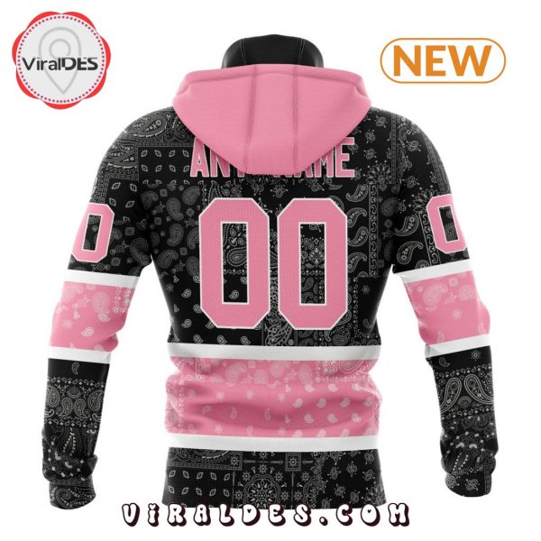 NHL Los Angeles Kings Special Pink Paisley Design Hoodie