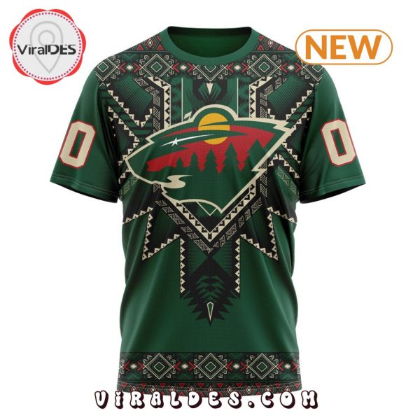 NHL Minnesota Wild Special Native Heritage Design Hoodie