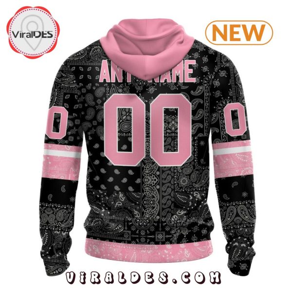 NHL Minnesota Wild Special Pink Paisley Design Hoodie