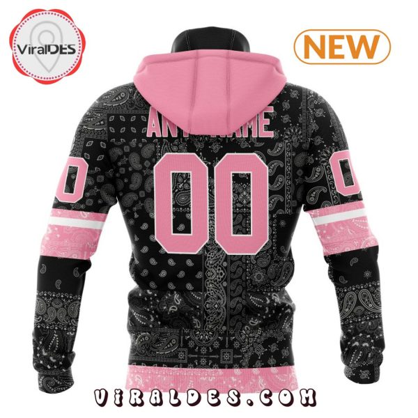 NHL Minnesota Wild Special Pink Paisley Design Hoodie