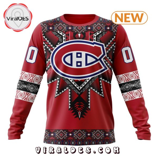 NHL Montreal Canadiens Special Native Heritage Design Hoodie