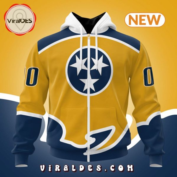 NHL Nashville Predators Special Colour Rush Hoodie