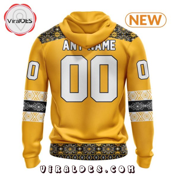 NHL Nashville Predators Special Native Heritage Design Hoodie