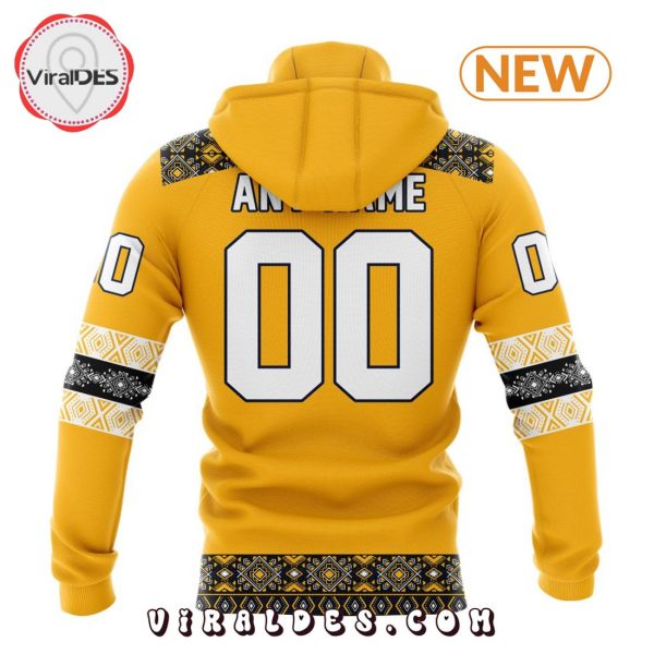 NHL Nashville Predators Special Native Heritage Design Hoodie