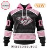 NHL New Jersey Devils Special Pink Fight Breast Cancer Design Hoodie