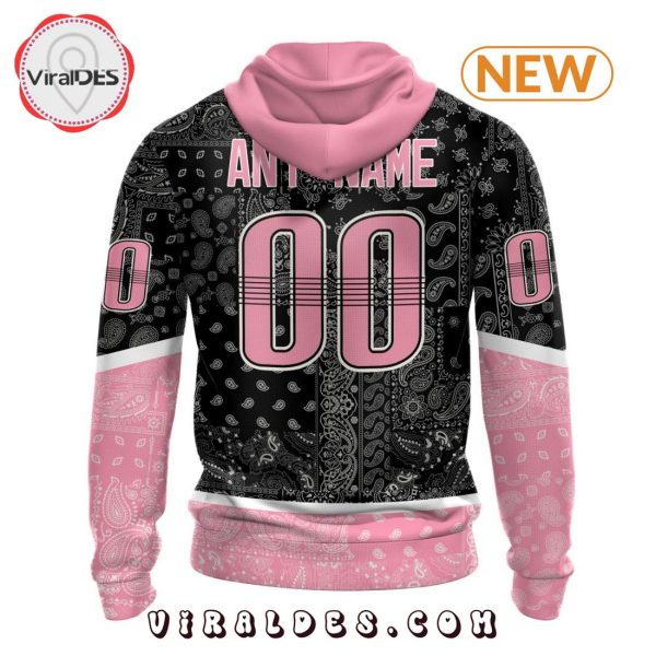 NHL Nashville Predators Special Pink Paisley Design Hoodie