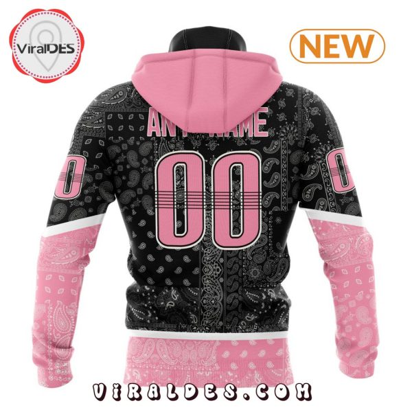 NHL Nashville Predators Special Pink Paisley Design Hoodie