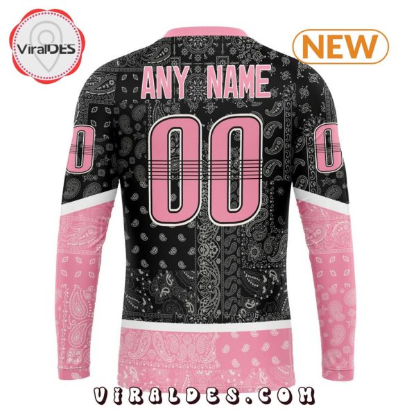 NHL Nashville Predators Special Pink Paisley Design Hoodie