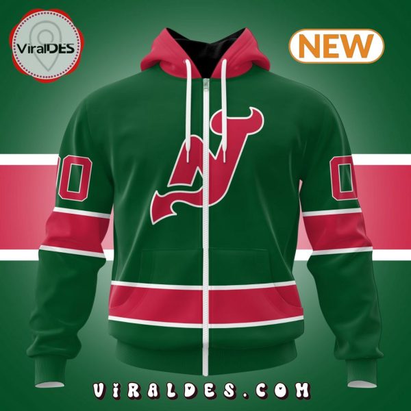 NHL New Jersey Devils Special Colour Rush Hoodie