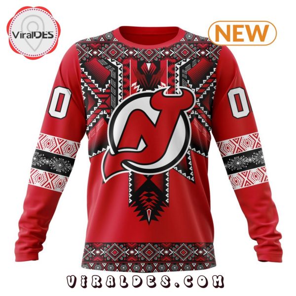 NHL New Jersey Devils Special Native Heritage Design Hoodie