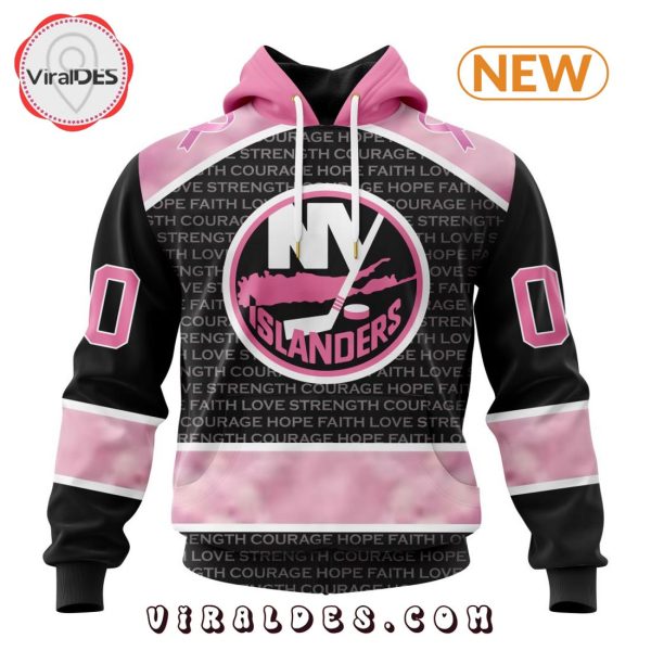 NHL New York Islanders Special Pink Fight Breast Cancer Design Hoodie