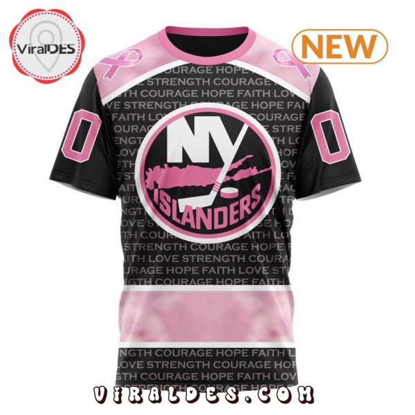 NHL New York Islanders Special Pink Fight Breast Cancer Design Hoodie