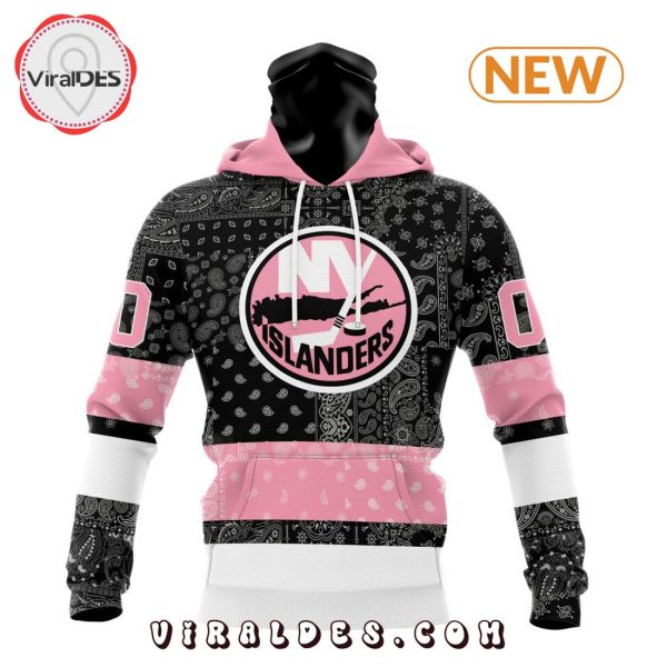 NHL New York Islanders Special Pink Paisley Design Hoodie