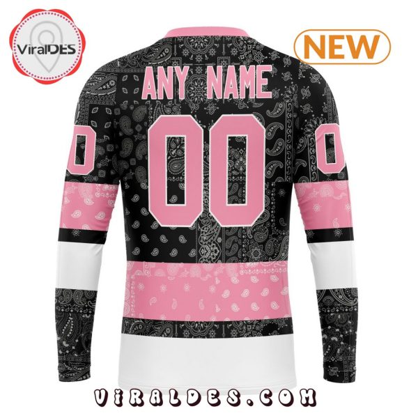 NHL New York Islanders Special Pink Paisley Design Hoodie