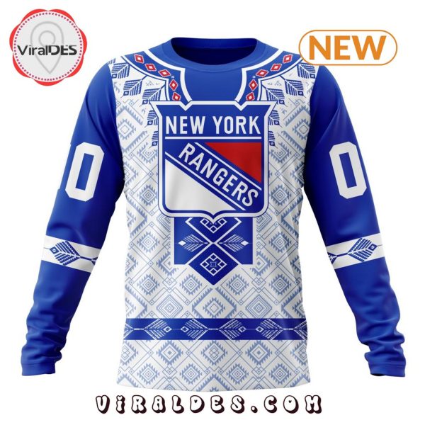 NHL New York Rangers Native Heritage Hoodie