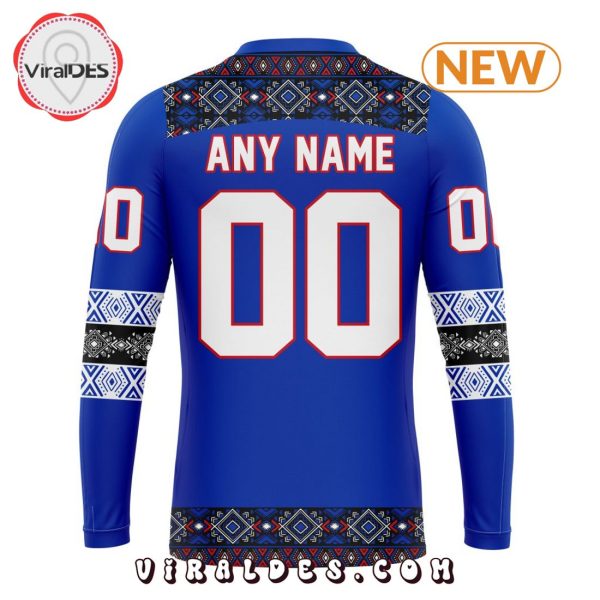 NHL New York Rangers Special Native Heritage Design Hoodie