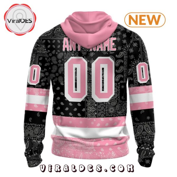 NHL New York Rangers Special Pink Paisley Design Hoodie