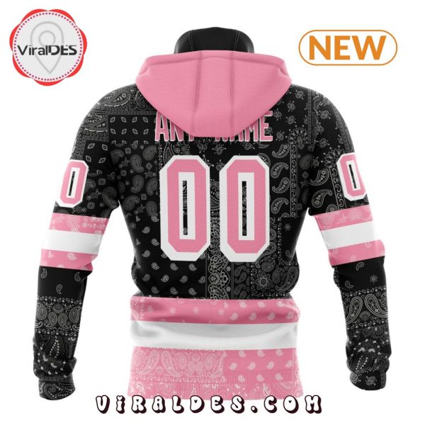 NHL New York Rangers Special Pink Paisley Design Hoodie