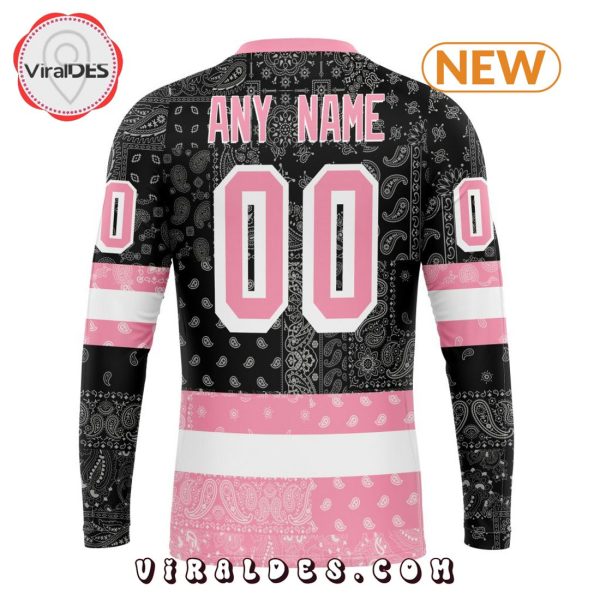 NHL New York Rangers Special Pink Paisley Design Hoodie