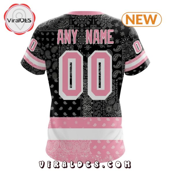 NHL New York Rangers Special Pink Paisley Design Hoodie